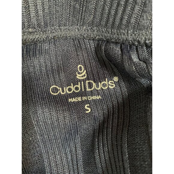Cuddl Duds Small Ribbed Navy Pants With Pocket - Picture 4 of 5